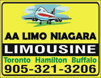 (905)321-3206 AA Limo Niagara Airport Limousine Service